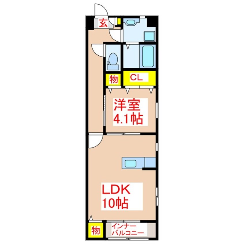 間取図 エレシア姶良