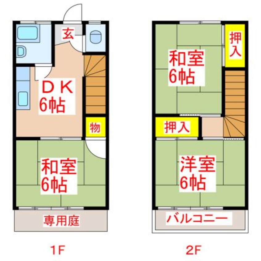 間取図 南栄ハイツ　２号棟