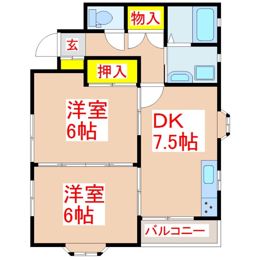 間取図 レジデンス重富