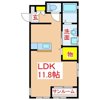 間取図 Ｅーライフ加治木