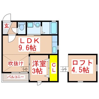 間取図 フェリスジャルディーノ