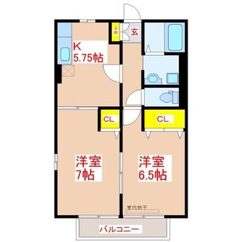 間取図 グリーンヴィラ