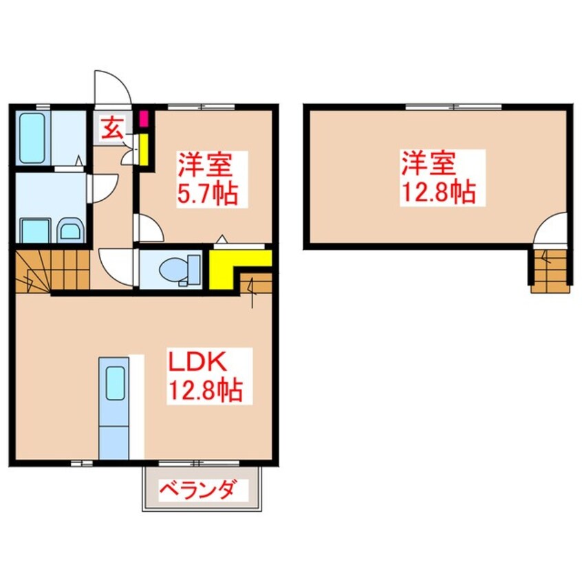 間取図 ｓｅｒｅｏ楠元　Ａ棟