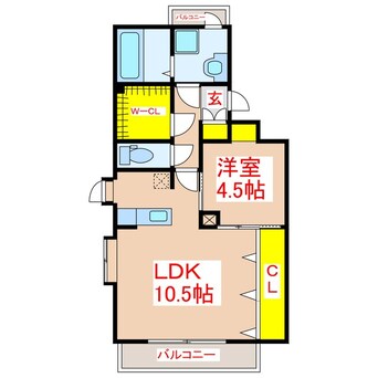 間取図 リュクスヴィレ帖佐Ⅰ