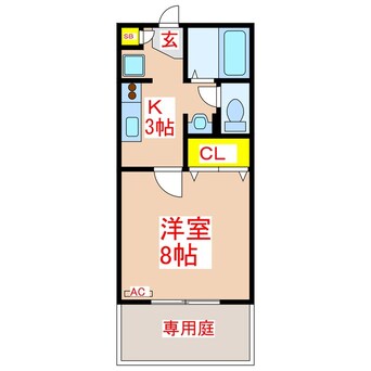 間取図 セジュール花並木