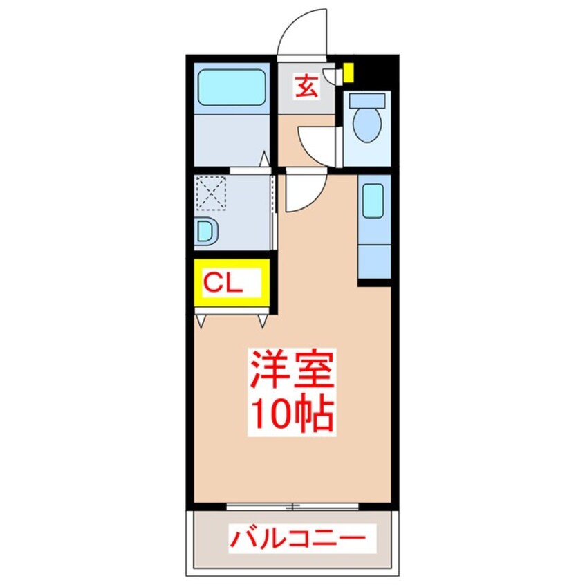 間取図 Ｃｕｂｅ　９