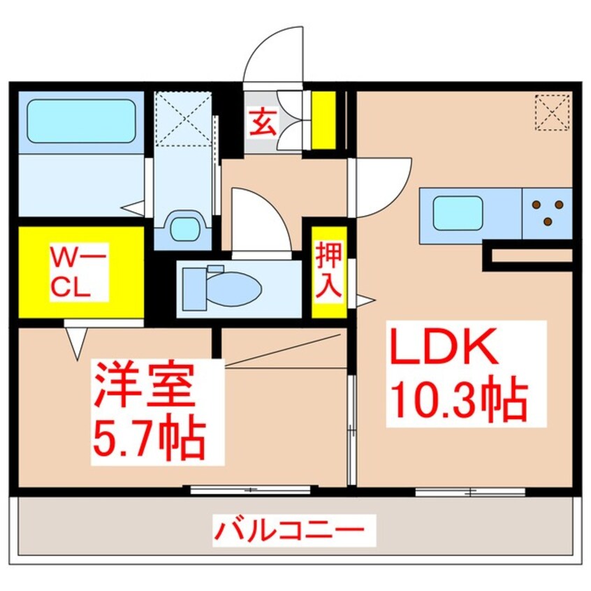 間取図 フォレスト姶良