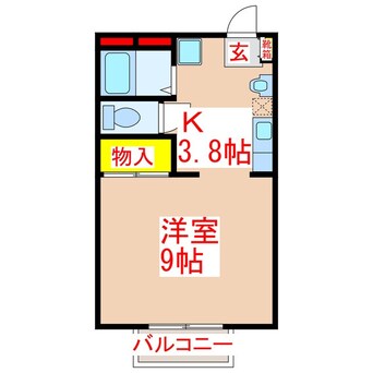 間取図 コーポゆず