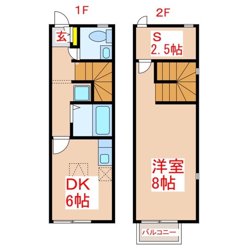 間取図 カーサ・エスペランサ　Ｂ棟