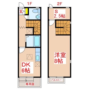 間取図 カーサ・エスペランサ　Ｂ棟