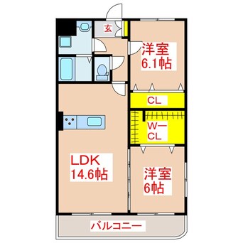 間取図 ブランニューＭ