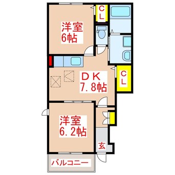 間取図 ガーデンポラリス　Ⅰ