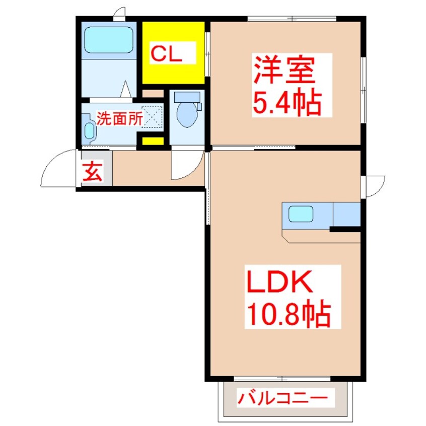 間取図 カーサ・ウェンディ