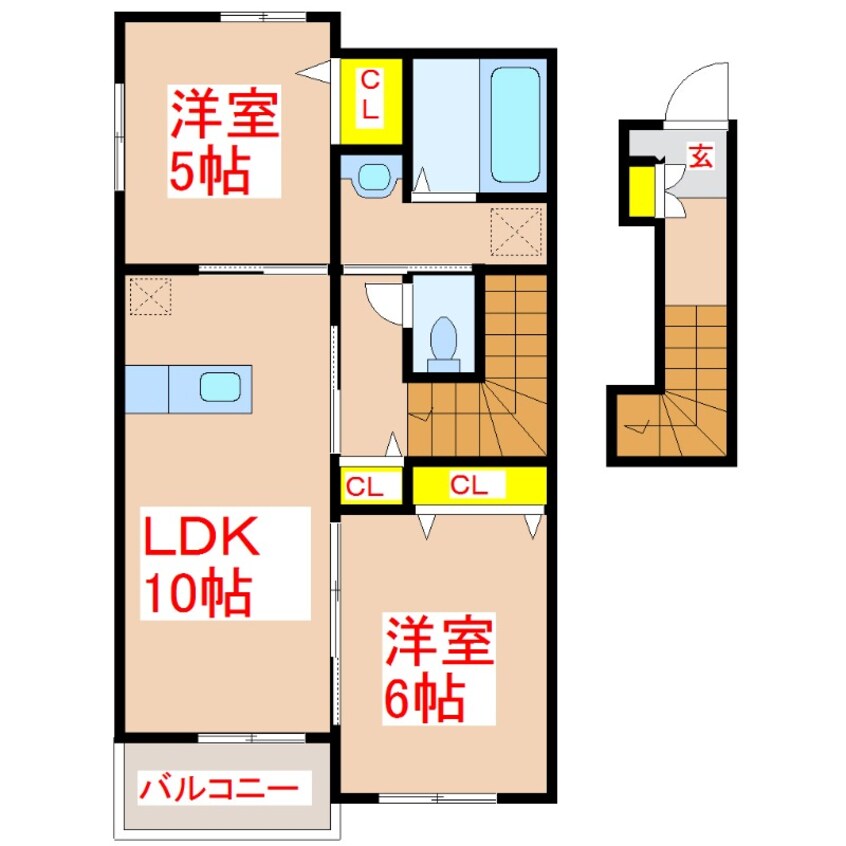 間取図 ソレアード