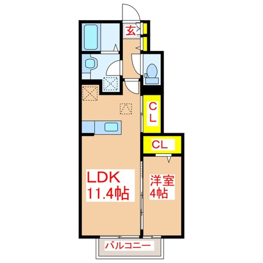 間取図 セジュール永池