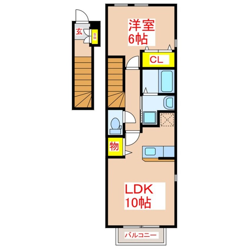 間取図 ジームス　Ａ