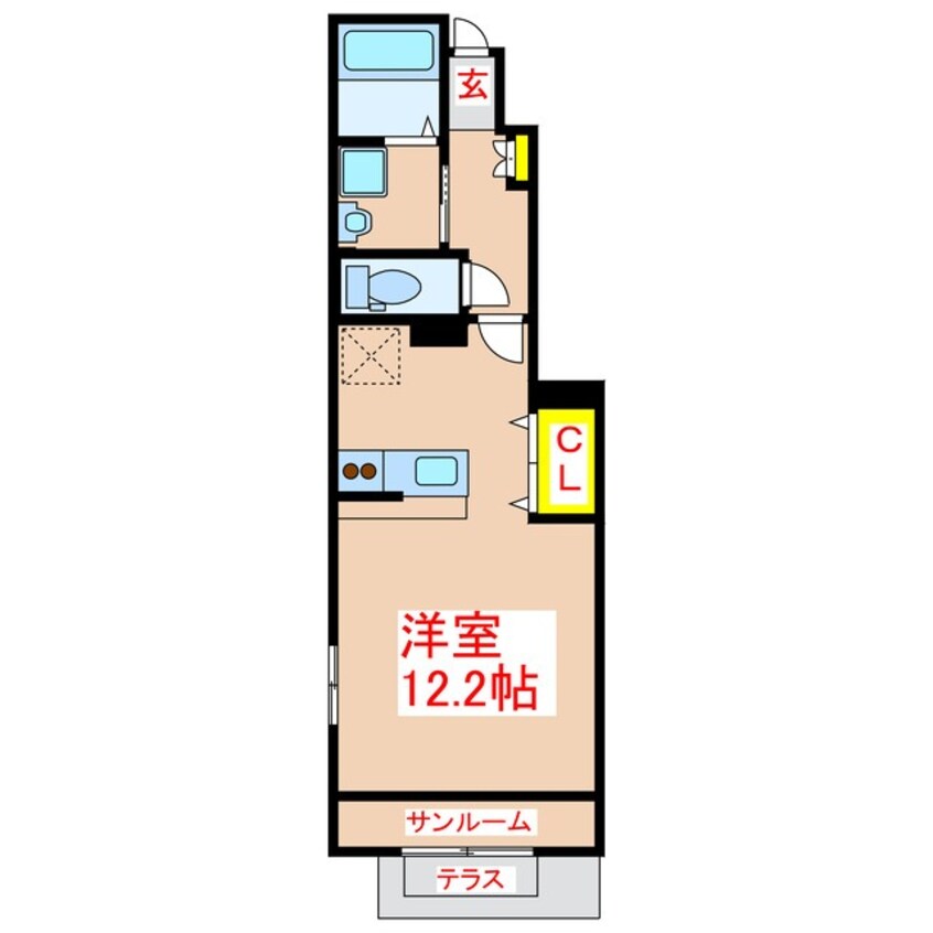 間取図 コロル　ローサ