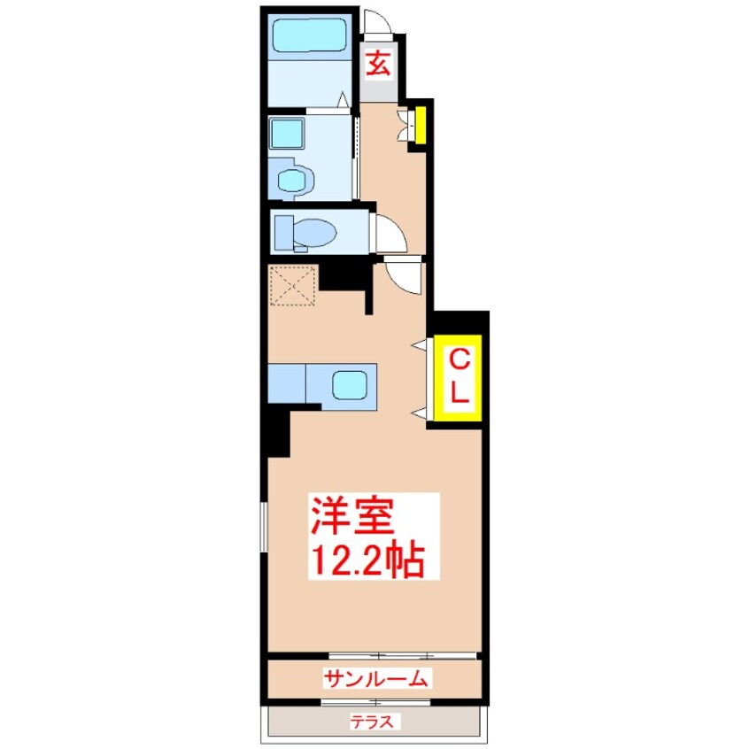 間取図 コロル　ローサ