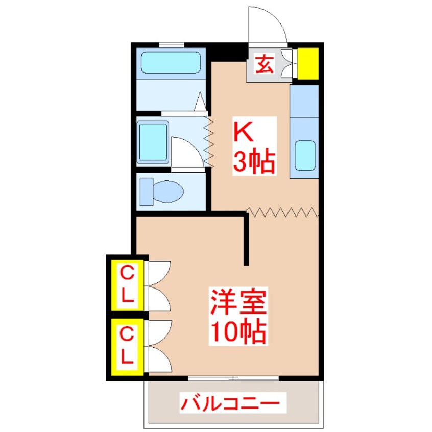 間取図 上山ハイツ