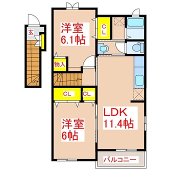 間取図 レジデンス・パストロールⅡ