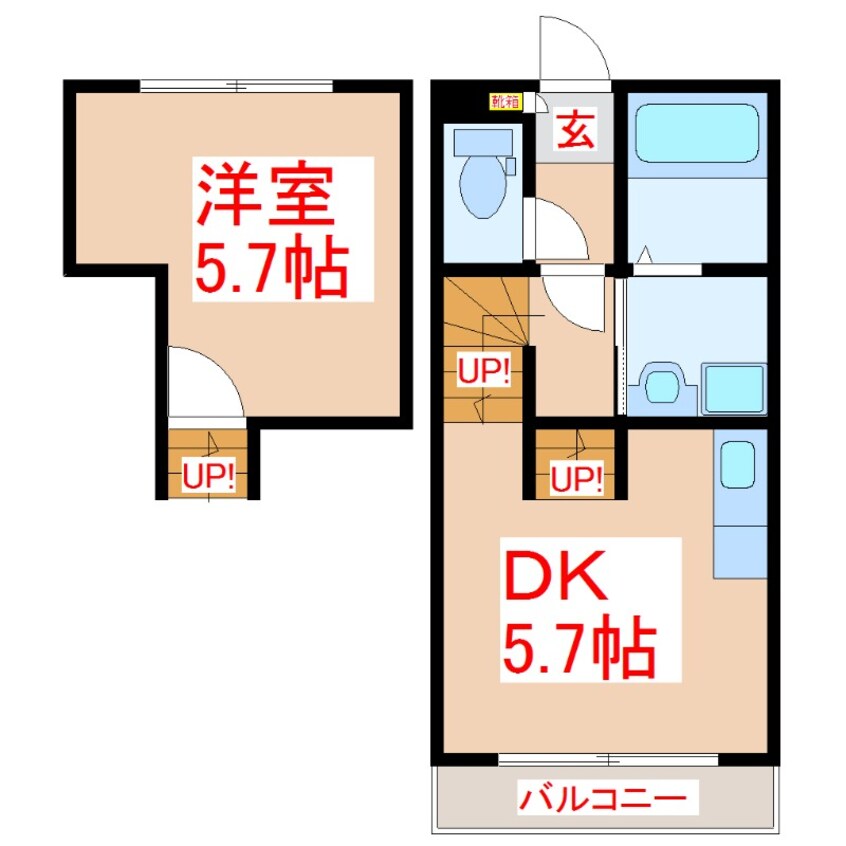 間取図 ｓｅｒｅｏ楠元　Ａ棟