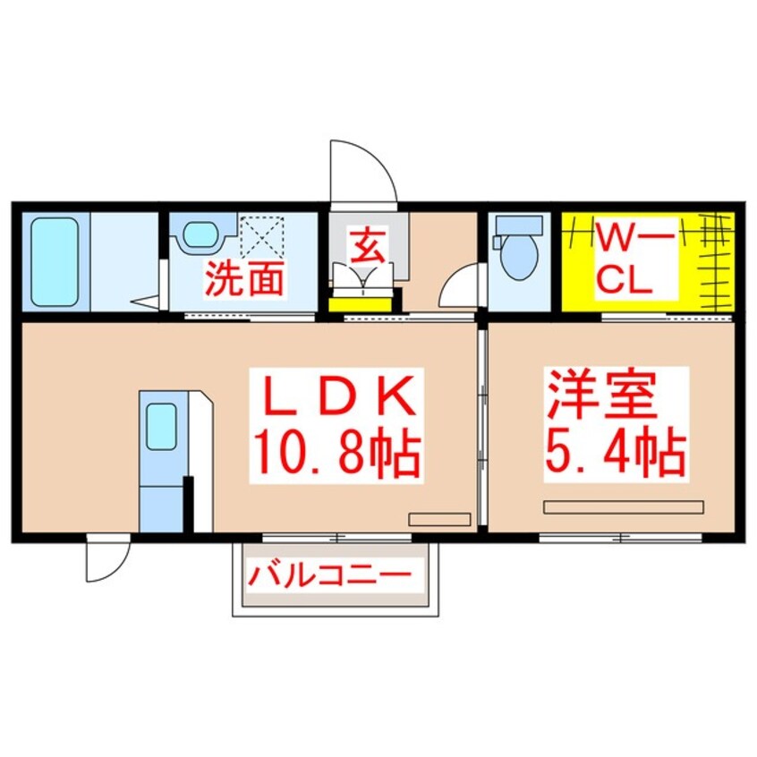 間取図 カーサ・ウェンディ