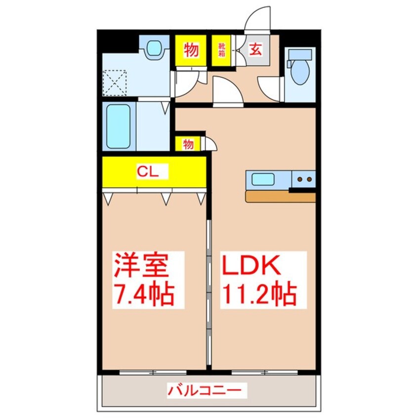 間取図 ミルキーウェイ　アイラ