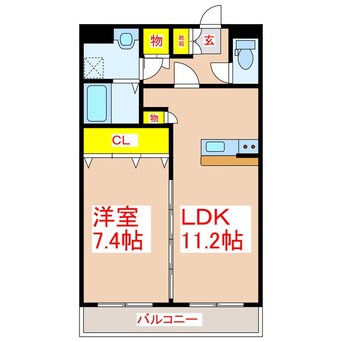 間取図 ミルキーウェイ　アイラ