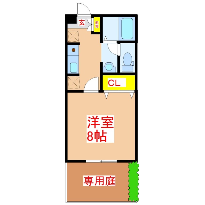 間取図 セジュールやすらぎ