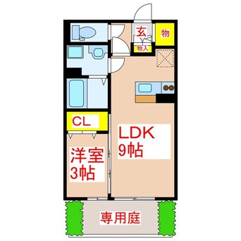 間取図 メルベーユＫⅡ