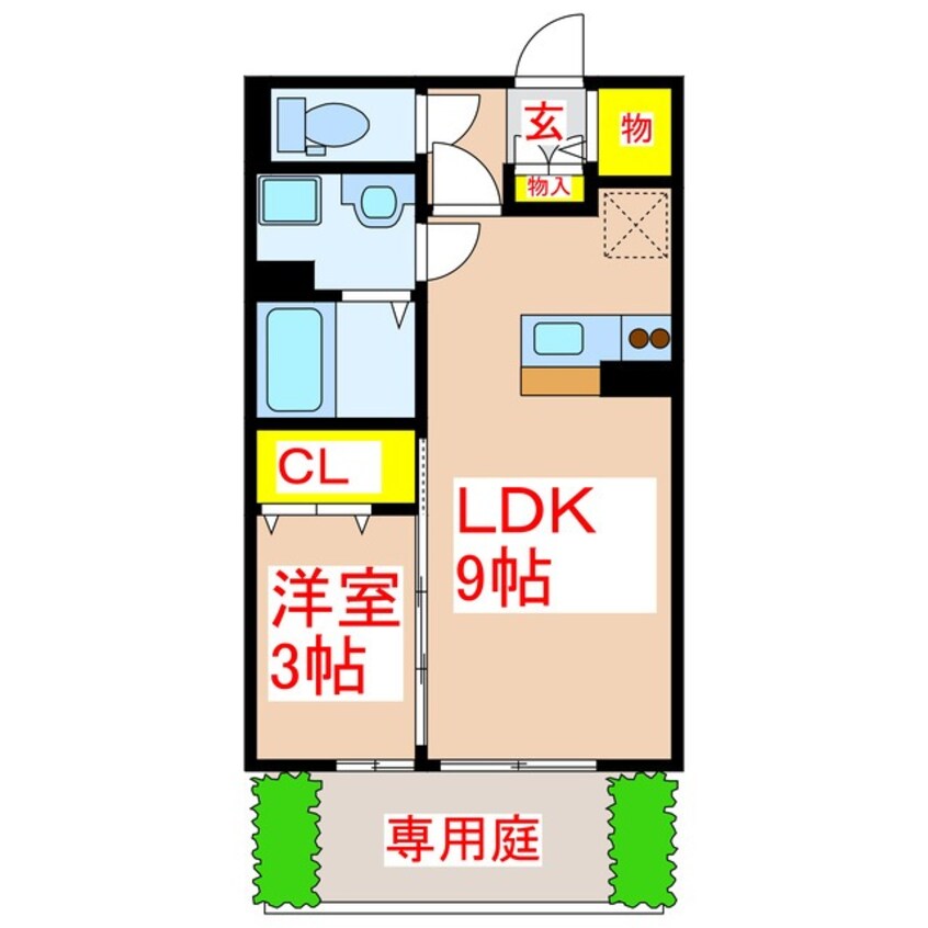 間取図 メルベーユＫⅡ