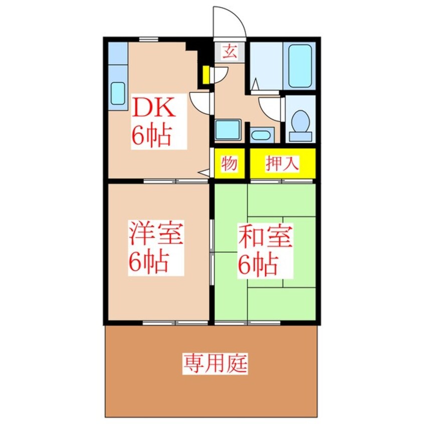 間取図 ヴィラージュ里