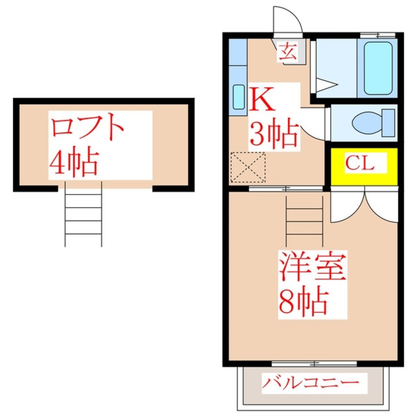 間取図 メゾン姫城