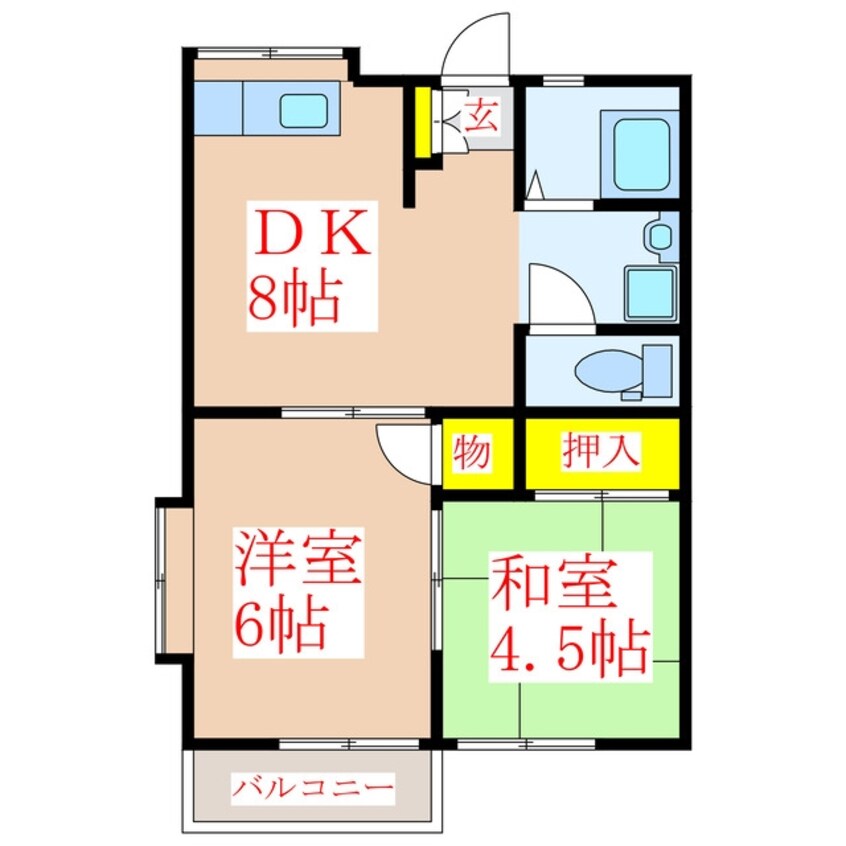 間取図 ファミーユ隼人