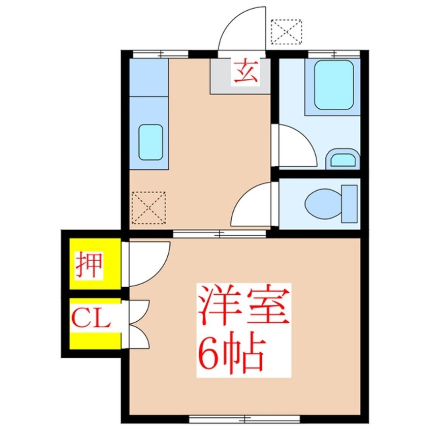 間取図 トンボパレス２１－Ⅴ