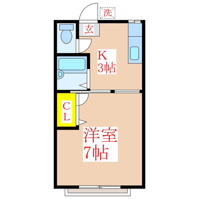 間取図 フィオーレ清水