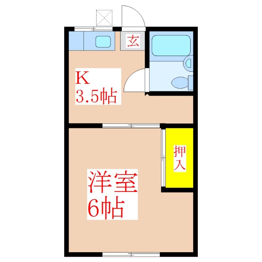 間取図 日建アパート