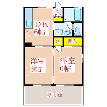 間取図 セジュール住吉台