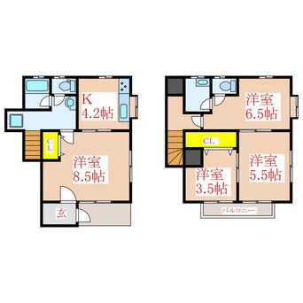 間取図 サンハウス（新町）