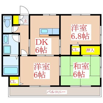 間取図 ＩＤＥＥ　泰平