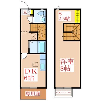 間取図 リースランドＳＨＩＮ　Ｃ棟