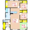 神宮４丁目戸建 4LDKの間取り