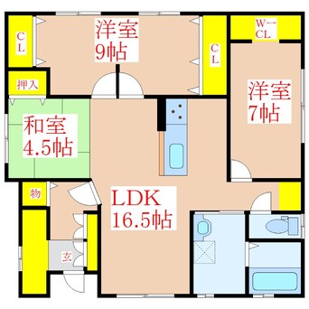 間取図 広瀬４丁目戸建