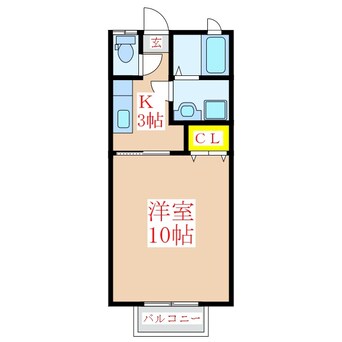 間取図 パルコール住吉