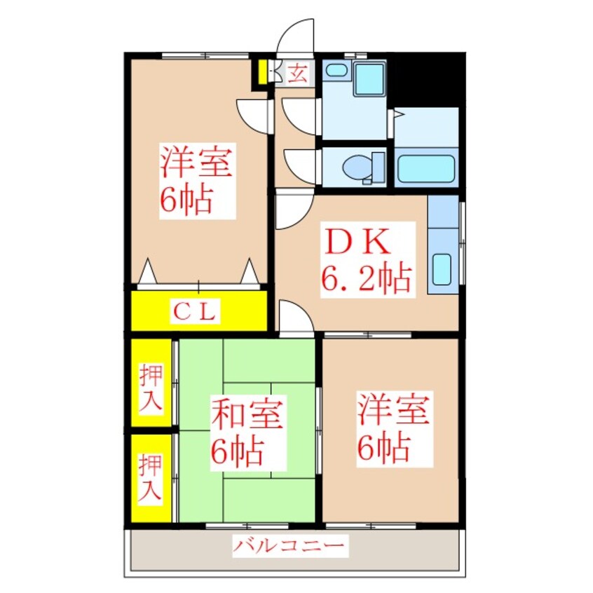 間取図 ドリームデュウ