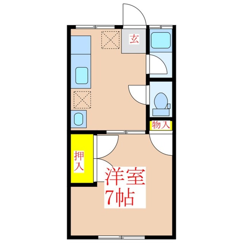 間取図 神崎ハイツ　Ｂ棟