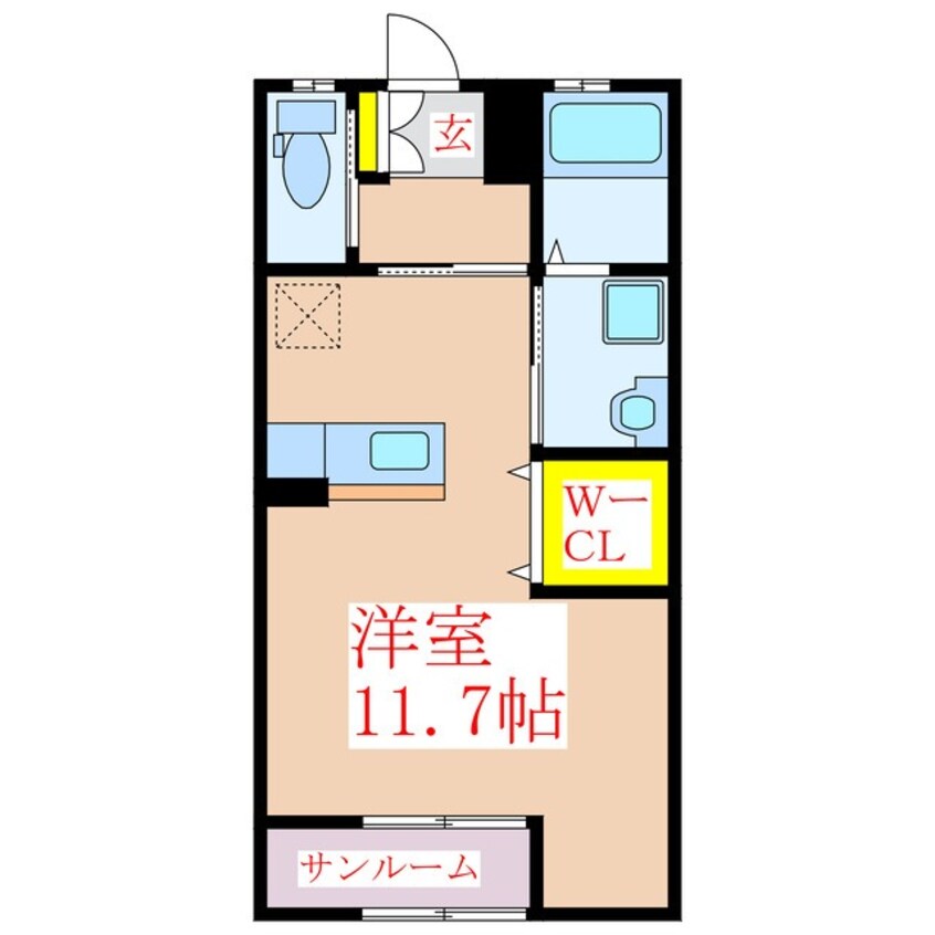 間取図 エスポワール住吉