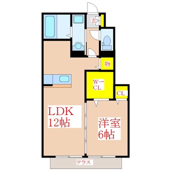 間取図 Ｄ－国分中央