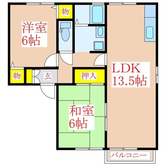 間取図 ラ・クレアルージュ