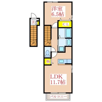 間取図 ラティーナ霧島　Ⅰ